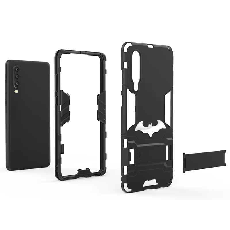 Железный человек Броня чехол для Huawei P30 P20 P10 P9 Mate 10 Lite 20 Pro P Smart Plus Y9 2019 мягкий