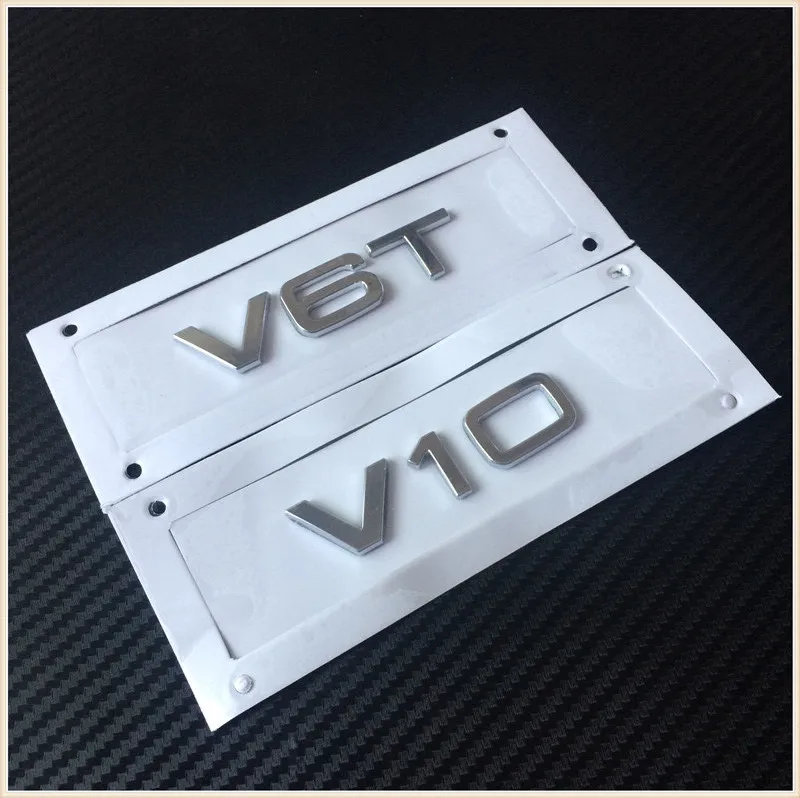 1 шт. Высокое качество ABS Sline V6T V8T V10 V12 украшение для бокового кузова автомобиля