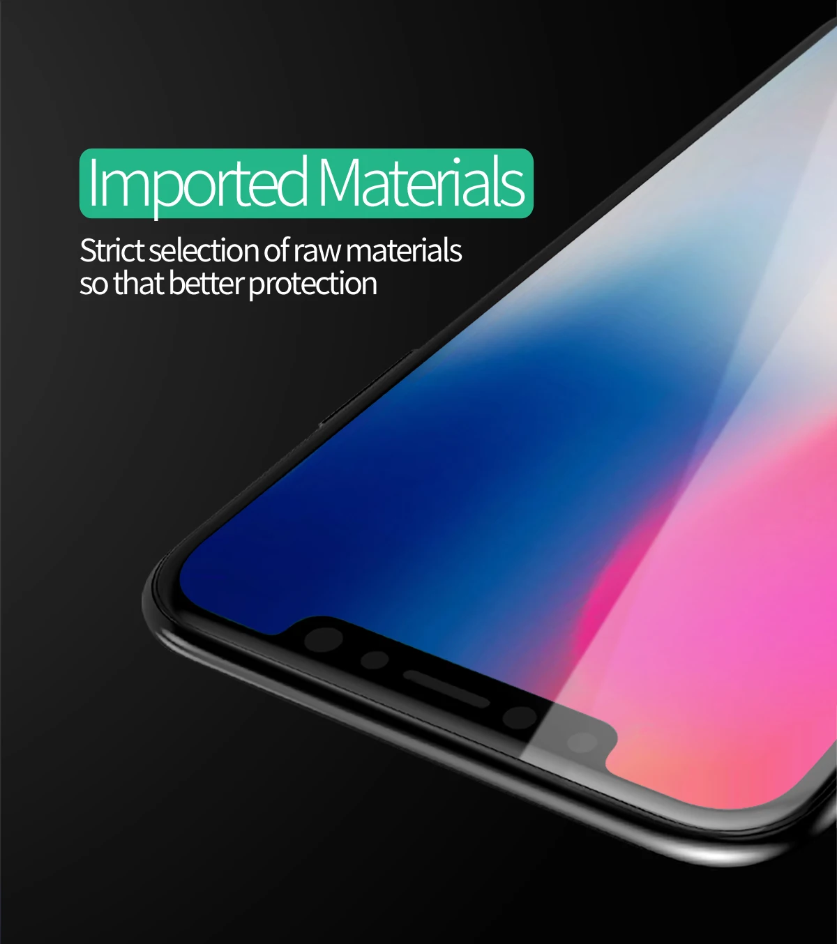 TOTU 4D протектор экрана для iPhone X закаленное стекло 0,23 мм мягкий край закаленное защитное стекло пленка для iPhone 10 передняя крышка