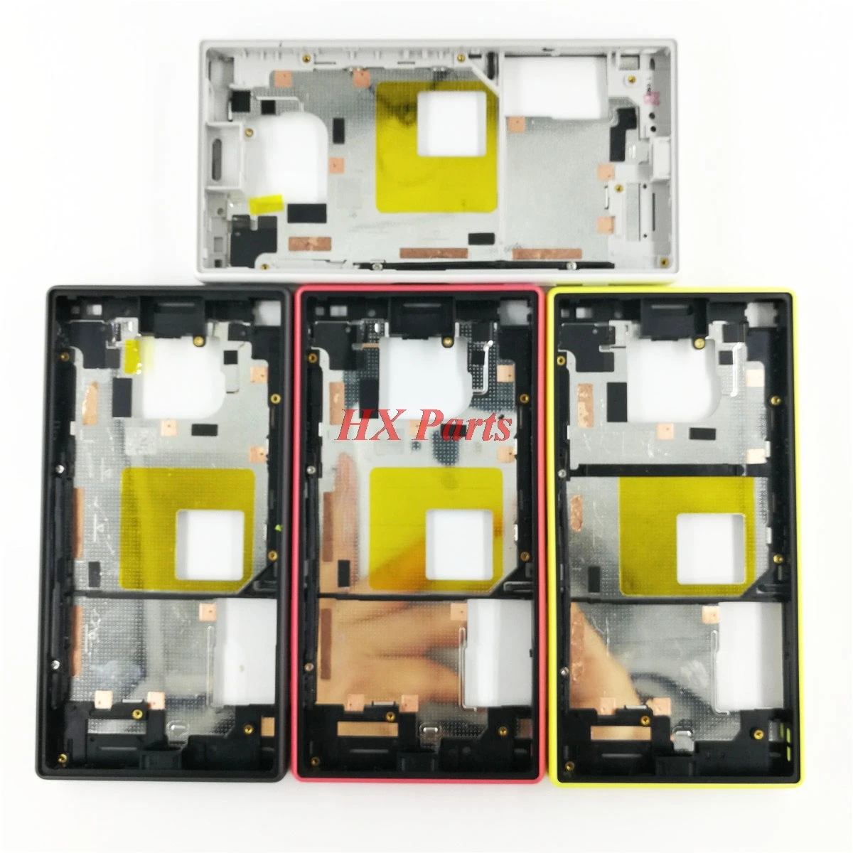 5 PCS LCD Back Faceplate For Sony Xperia Z5 Compact/Mini E5803 E5823 Front Frame Housing Middle Bezel Chassis With Side Buttons | Мобильные