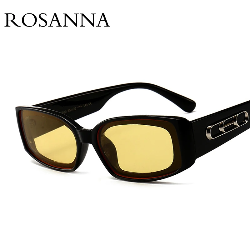 Женские прямоугольные солнцезащитные очки ROSANNA винтажные брендовые