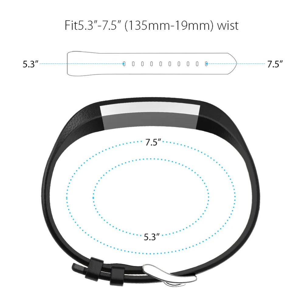 Для Fitbit Alta HR полосы высокое качество замена запястье с металлической пряжкой для