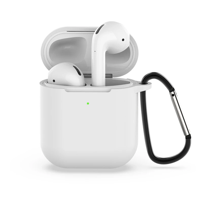 02 Высококачественный защитный чехол для Airpods 2 Чехол для зарядки противоударный чехол для Apple AirPods 2 ТПУ силиконовый чехол для наушников - Цвет: 02