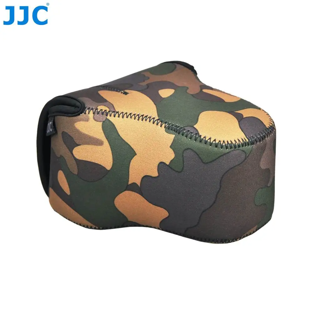 JJC Цифровая Камера цветная сумка 148 мм(Ш) x 113 мм(В) x 188 мм(D) большой чехол DSLR неопреновый большой чехол для Canon Nikon - Цвет: Camouflage