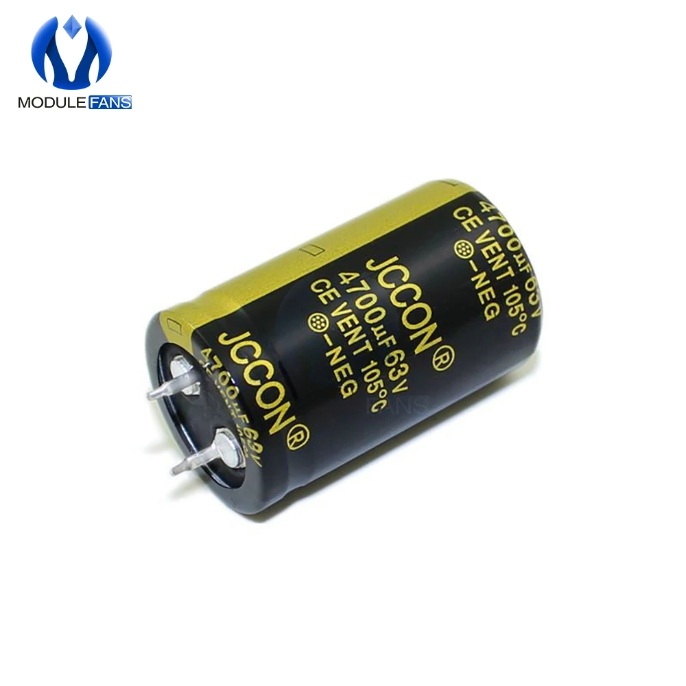 63V 4700 мкФ 25X40mm 25X40 алюминиевый электролитический конденсатор высокочастотный низкий ESR 63V4700UF 25*40mm 25*40mm Diy Электронный