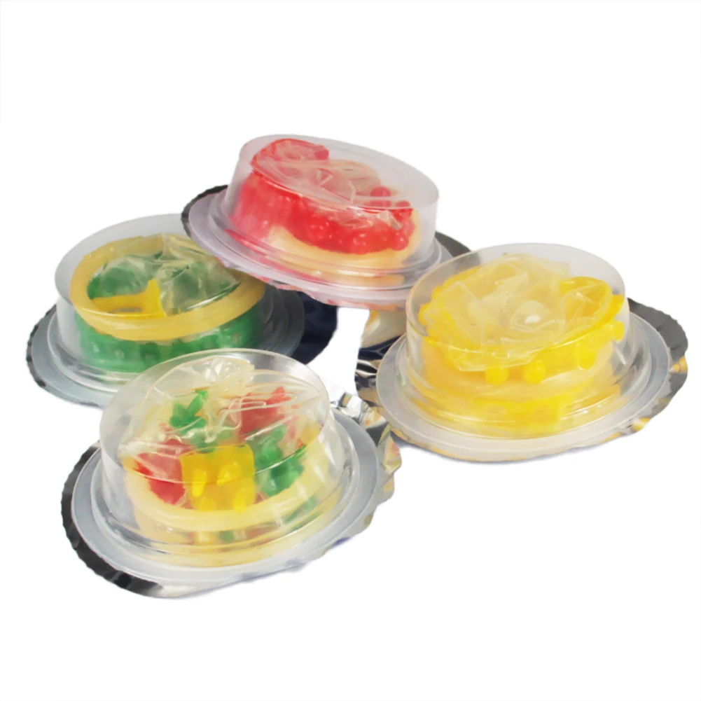 Задержки эрекции Extender презервативы многократного использования шип кольцо