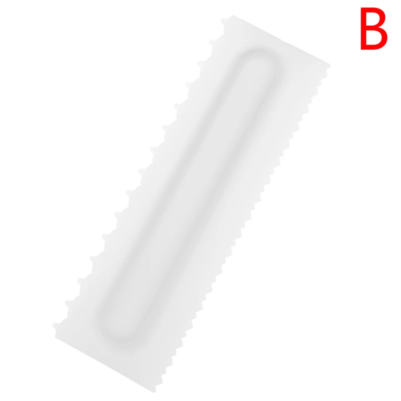 4Styles Cake Decorating Comb Icing Smoother Cake Scraper Pastry Baking Tools for Cake Tool