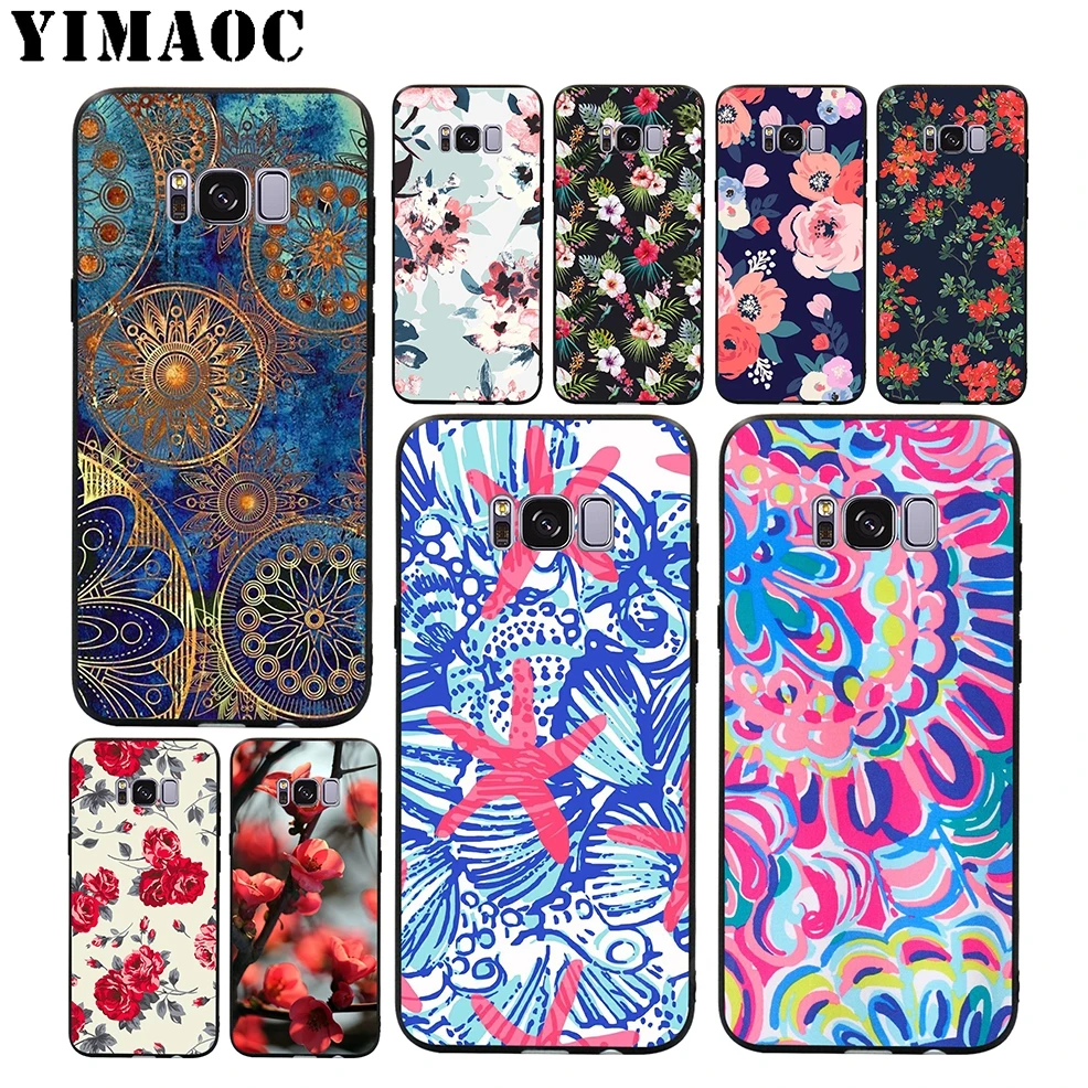 YIMAOC декоративные из мягкого силикона с узором чехол для Samsung Galaxy A3 A5 A6 плюс 2017 2016 S6