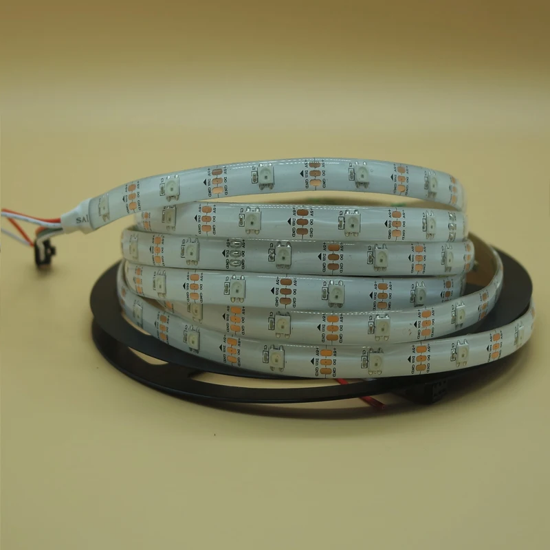 Светодиодная лента WS2811 WS2812B WS2812 IC SMD 5050 5 в постоянного тока 12 В цифровая RGB