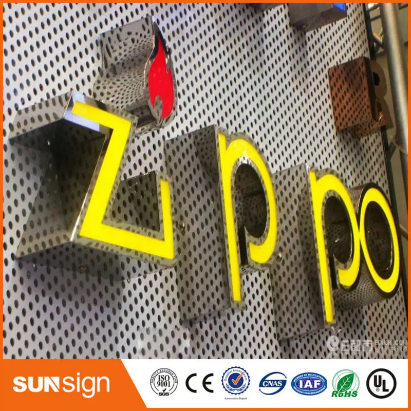 Шанхай изготовление вывесок оптом супер качество Зеркало полированная