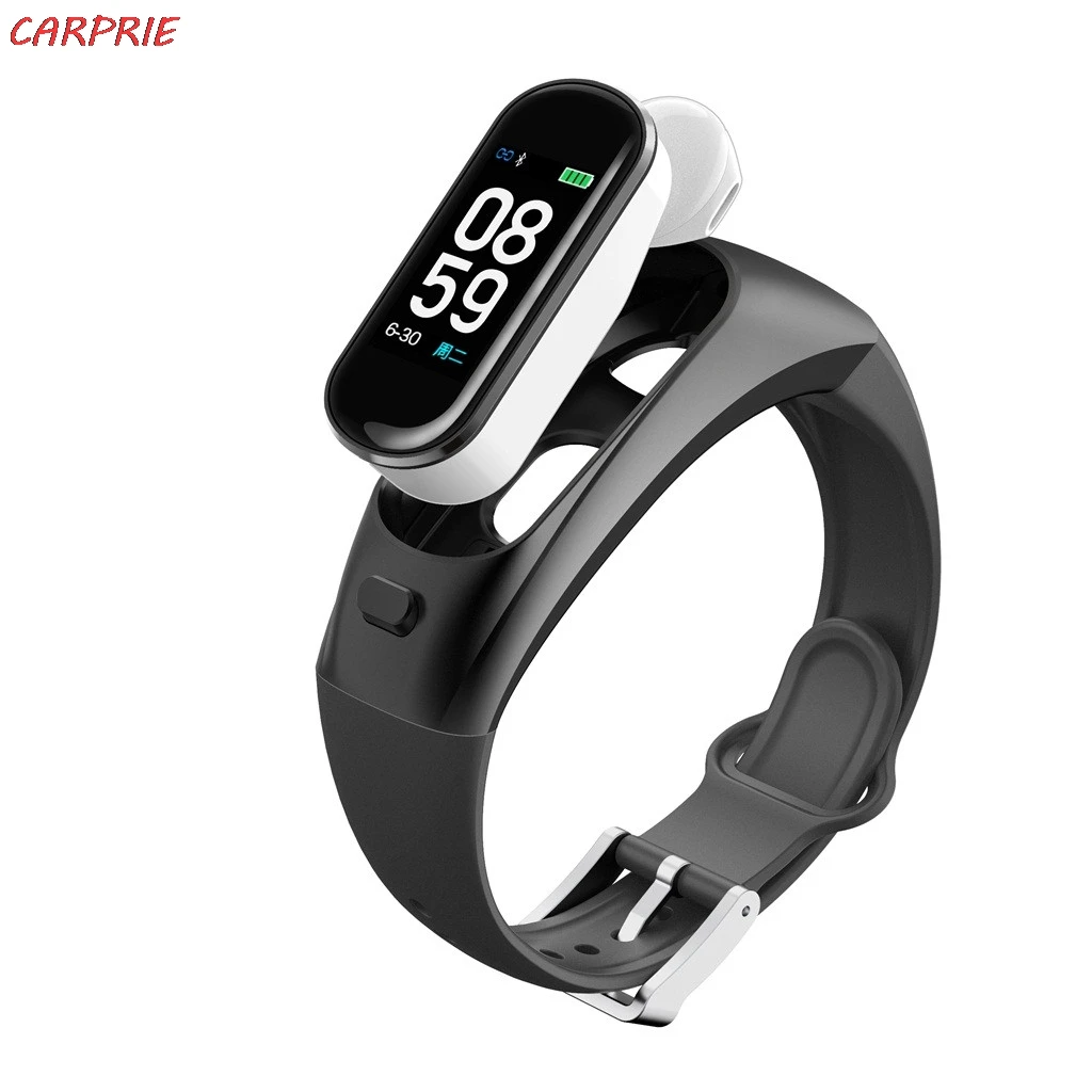 CARPRIE H109 умные часы Bluetooth беспроводные наушники кровяное давление монитор