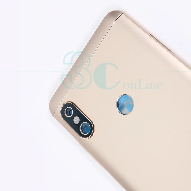 Оригинальный Redmi Note 5 Pro Чехол для задней крышки батареи корпус двери алюминий +