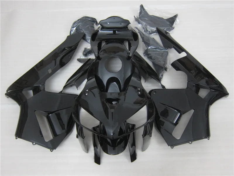 Обтекатели из АБС пластика для HONDA CBR 600 RR 05 06 CBR600RR 2005 2006 глянцевый черный