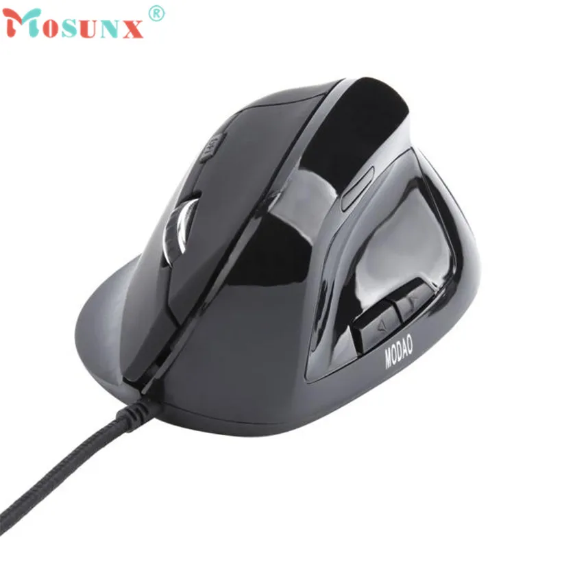 Mosunx advanced Топ Отдел 6 клавиш USB Проводная вертикальная мышь с dpi светодиодный световой индикатор для ПК ноутбука 1 шт
