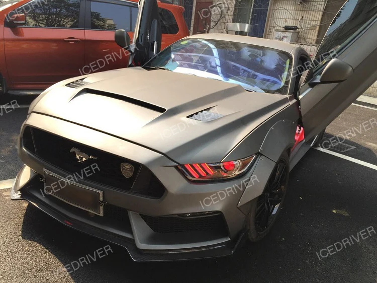 Icedriver для Ford Mustang DRL RGB многоцветный светодиодный фонарь- дневные ходовые огни красный синий Демон освещение для глаз лампы
