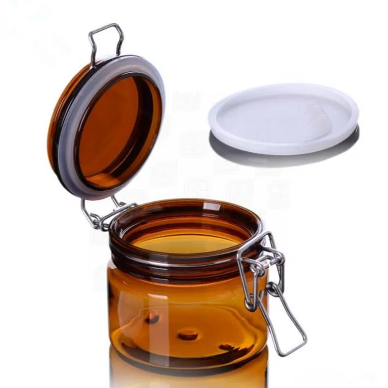 220 мл Для ванной Соль Бутылка Для женщин косметический fefillable jar пустой Пластик маска для лица контейнер f20172374