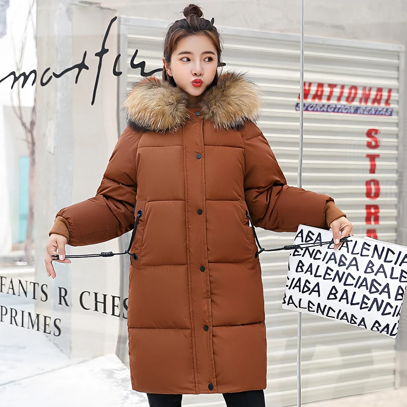 KUYOMENS High Quality Winter Jacket Women Coat Warm Long Parkas Hooded Down Slim Outerwear Female | Женская одежда