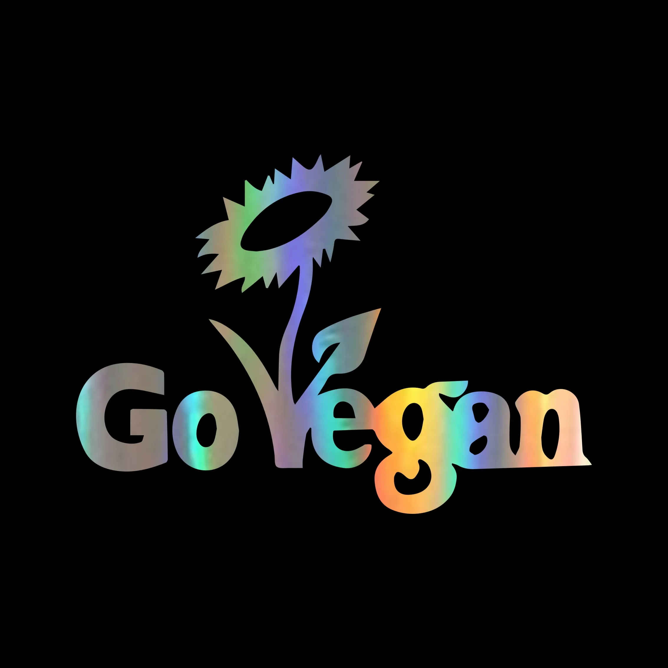 Dazzle color Tancredy 15,8*11 см цветок Go Vegan автомобильный стикер s и наклейки Наклейка на автомобильный бампер автомобиль Стайлинг украшение дверь тело стикер окна - Название цвета: Dazzle color