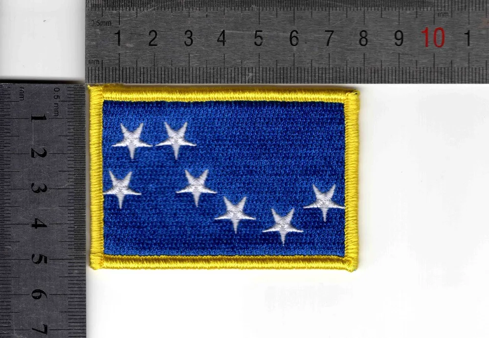 

Custom 78mmX53mm Flag Patch