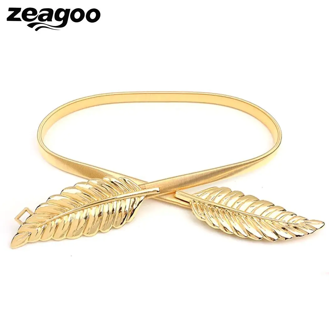 Zeagoo серебро/сусальное золото Форма элегантный Дизайн эластичные Ремни Для