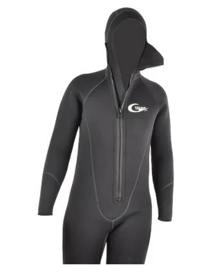 Неопреновый Купальник 5 мм с капюшоном оборудование для дайвинга теплый