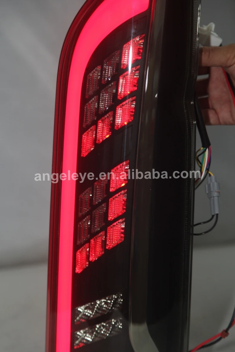 Полностью светодиодный ные задние фонари для TOYOTA HIACE дымчатый черный цвет 2014-UP YZ |