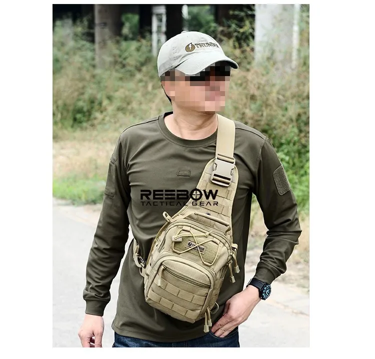 Eebow тактический Открытый военный камуфляж слинг пакет 1000D Cordura Городской Спортивный нагрудный мешок SWAT ОХОТА Molle сумка-мессенджер