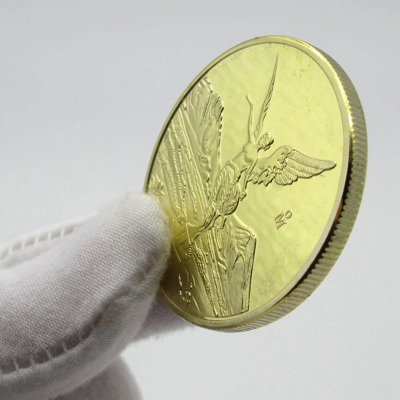Серебряная монета памятная металлическая Богиня Свободы 200 лет|coins mexico|coin souvenircoin