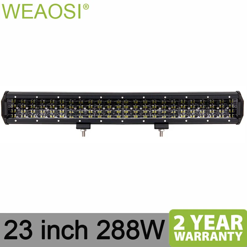23 inch 288W straight 4 rows LED Work Light Bar for Tractor Boat OffRoad 4WD 4x4 Car Truck SUV ATV | Автомобили и мотоциклы
