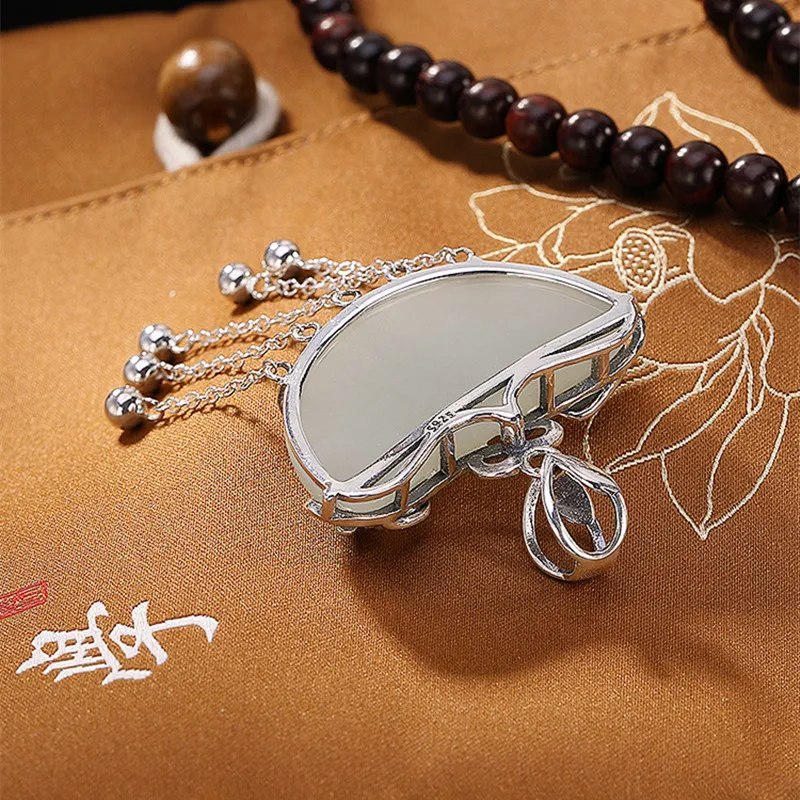 Женское колье из серебра 100% пробы без цепочки | Украшения и аксессуары