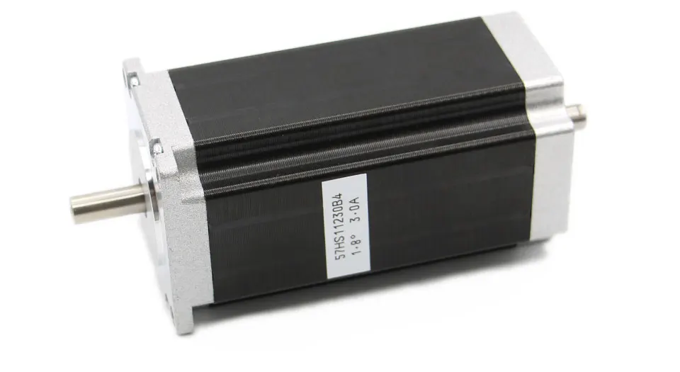 CNC NEMA23 шаговый двигатель 57x112 мм 4-свинец 3A 3N. М двойной вал 112 мм 428Oz-in для 3D принтер для гравировальный станок с ЧПУ, фрезерный станок с ЧПУ