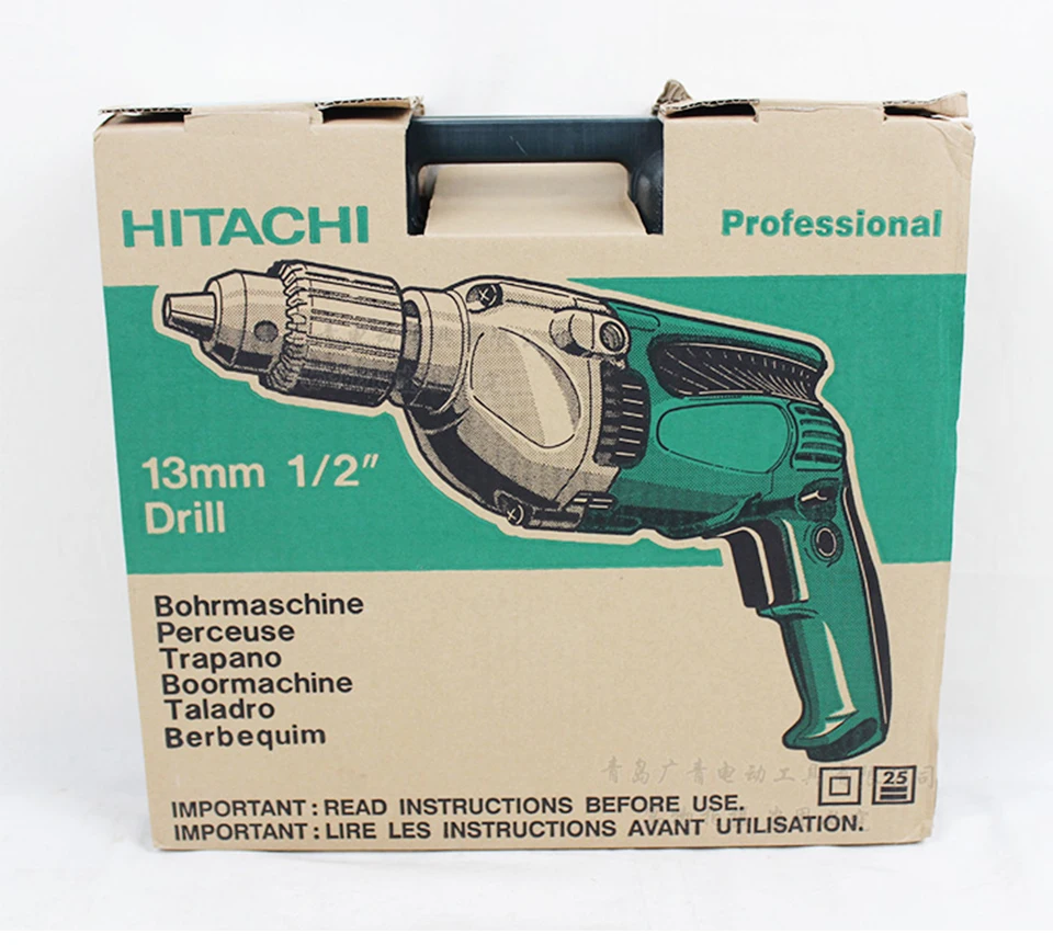 Япония HITACHI D13VG ручная дрель многофункциональная регулировка скорости
