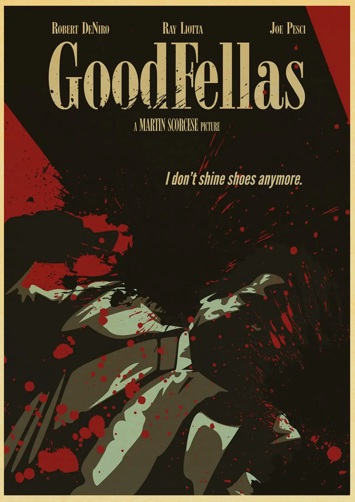 Винтажный Фильм Goodfellas Ретро плакаты крафт обои высокое качество живопись для домашнего декора наклейки на стену - Цвет: E107