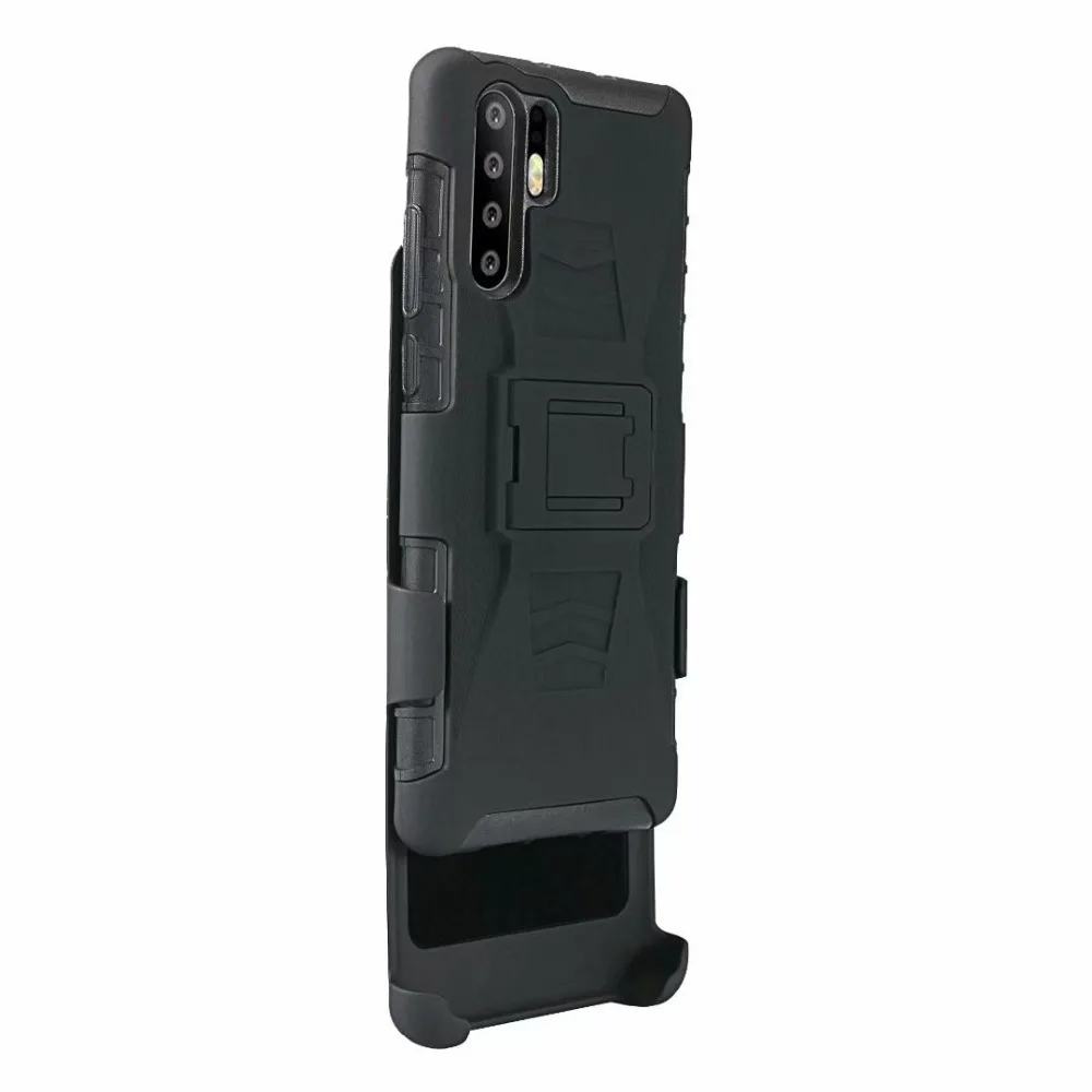 Противоударный прочный армированный Жесткий Чехол-подставка с зажимом для ремня