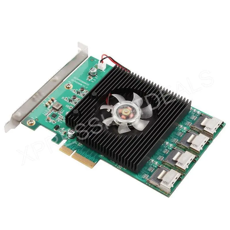 16 портов PCI-Express PCI-e SATA 3 0 III 6 Гбит/с плата расширения контроллера с оригинальной