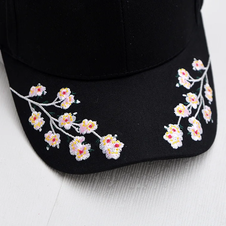 Хлопок Вышивка Hat Гольф Бейсбол Кепки черный пустой snapback в стиле хип хоп
