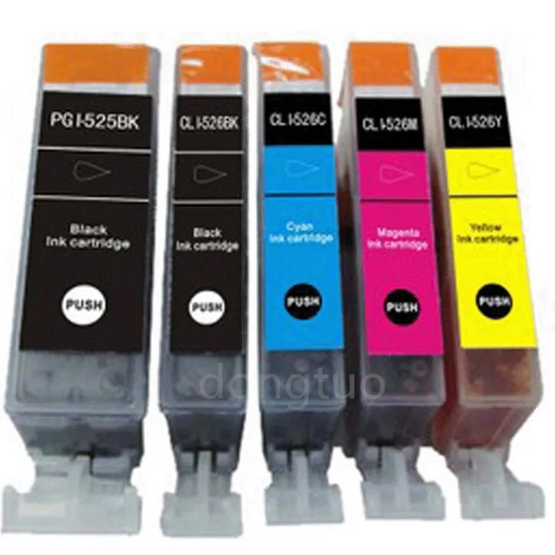 5 шт. совместимый для PGI525 CLI526 чернильный картридж PIXMA MG6150 MG6250 MG8150 MG8250 принтер