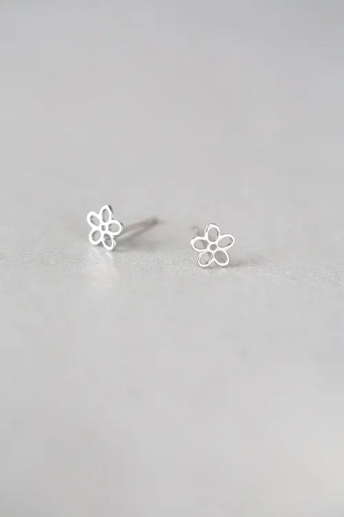 1 шт. женские серьги-гвоздики в виде цветка | Украшения и аксессуары