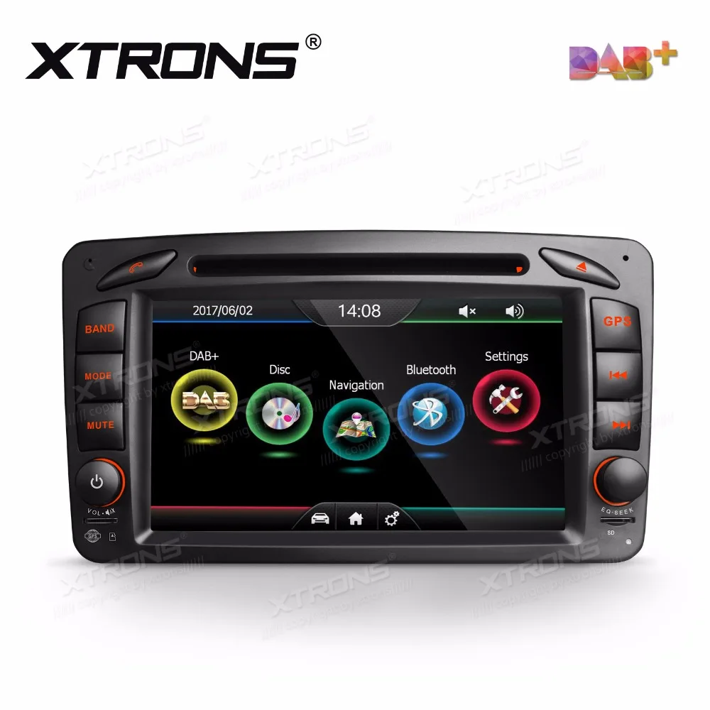 XTRONS 7 дюймов Автомобильный DVD плеер 2 din радио DAB + Canbus GPS навигации для Mercedes Benz C