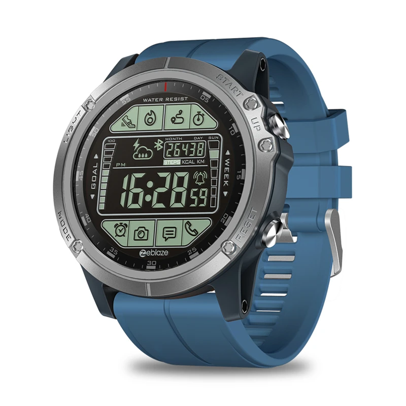 Zeblaze VIBE 3S прочные уличные умные часы в режиме реального времени погодные шаги