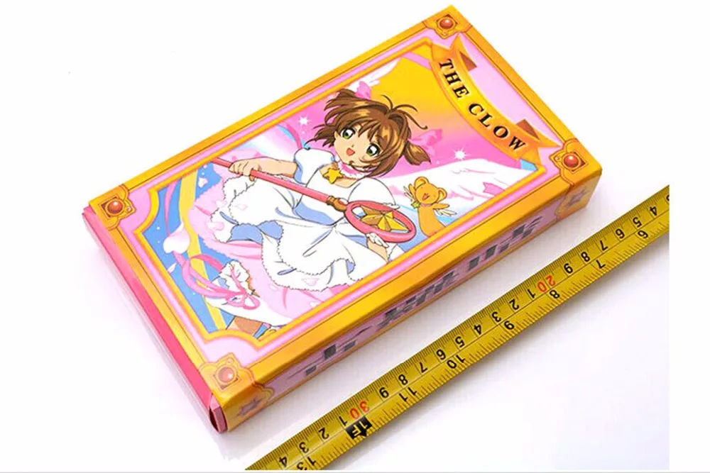 Vevefhuang Card Captor Sakura 52 шт. карты с розовый Клоу Волшебная книга комплект