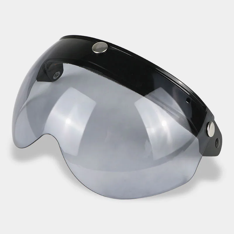 

Universal 3-Snap Motorcycle Helmet Visor lens Flip Up W Shield lens Fit for TORC BEON 3 buttons helmet Half face visor glass