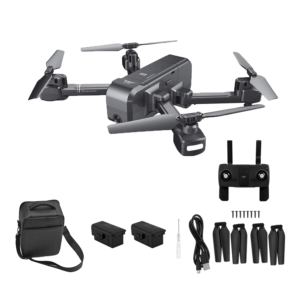Квадрокоптер SJRC Z5 с HD 1080P камерой GPS Дрон 2 4G Wi Fi FPV удержание высоты режим