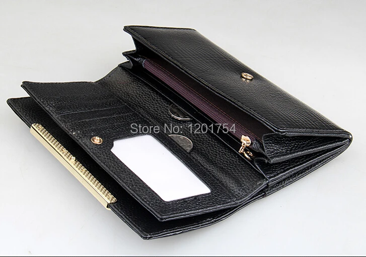 Роскошные женские кошельки из лакированной кожи высокого качества дизайнерский