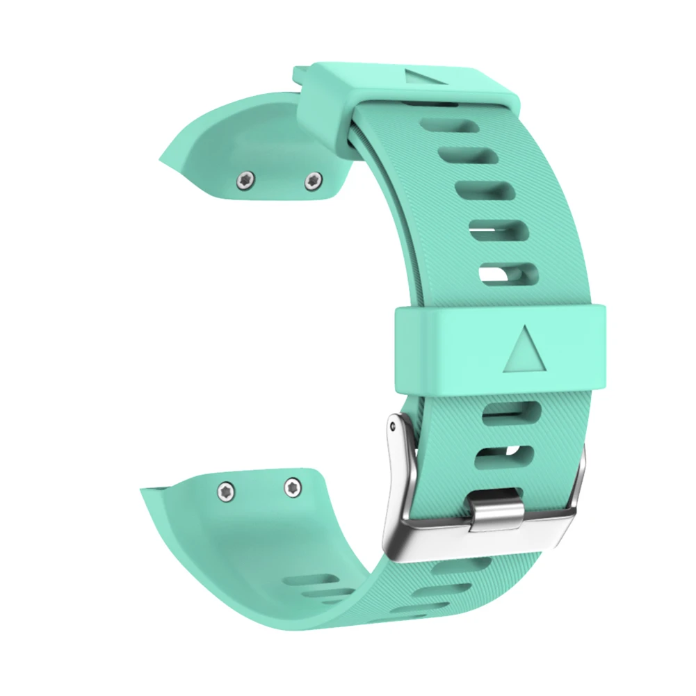 Teal Green Прямая поставка силиконовые часы ремешок браслет+ инструмент винты для Garmin Forerunner 35 JLRJ88 - Цвет: Teal Green