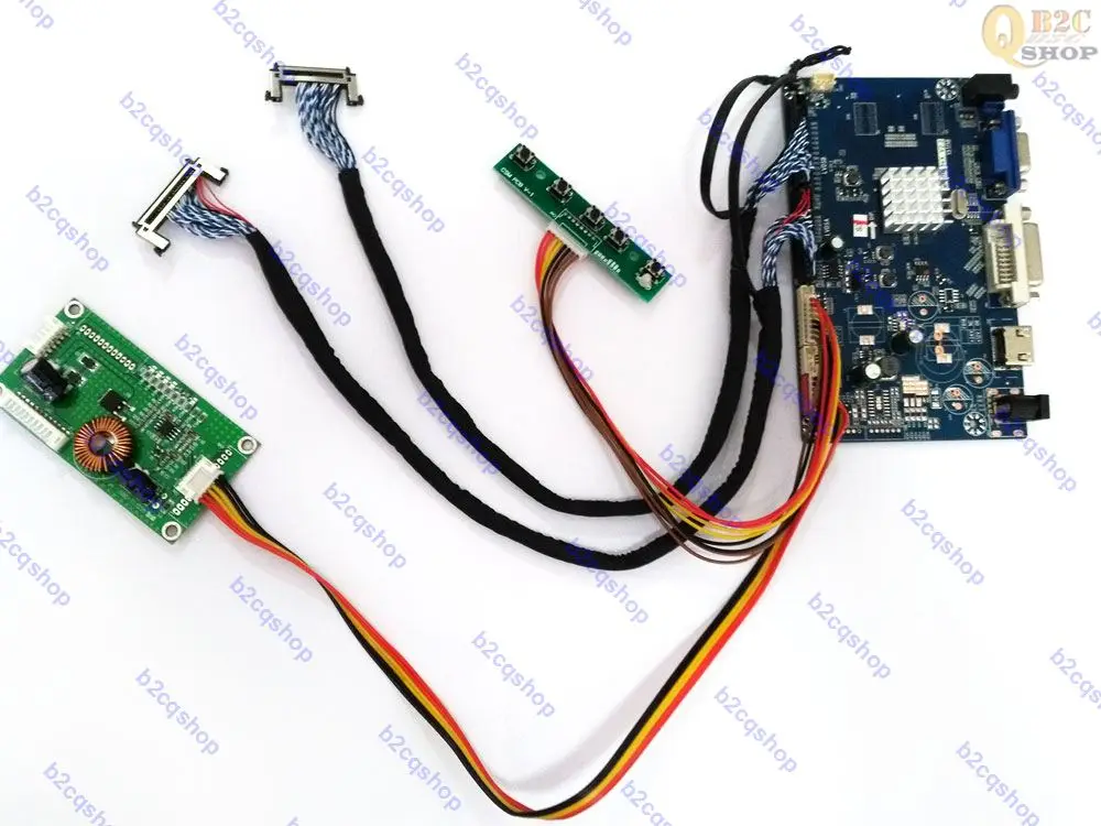 HDMI + DVI VGA ЖК контроллер плата монитор комплект инвертора для 2560X1440 LM270WQ1 (SL) (A1) SLA1