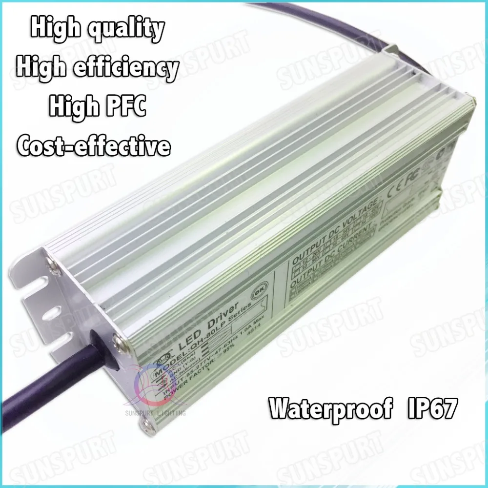 Светодиодный драйвер высокой яркости IP67 80 Вт 1800 мА 2 шт. | Лампы и освещение