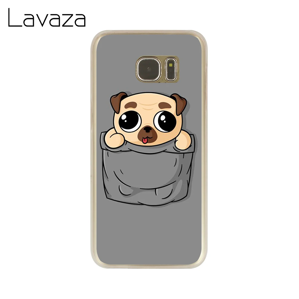 Lavaza Animal Cute Pug Dog Case for Samsung Galaxy S10 S10E S9 S8 Plus S7 S6 Edge &amp Note 8 9 Phone Cover | Мобильные телефоны и