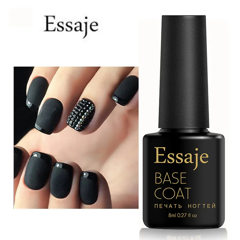 Essaje УФ гель лак для ногтей очистки Matt Top Coat Matte UV Лаки матовая полировка