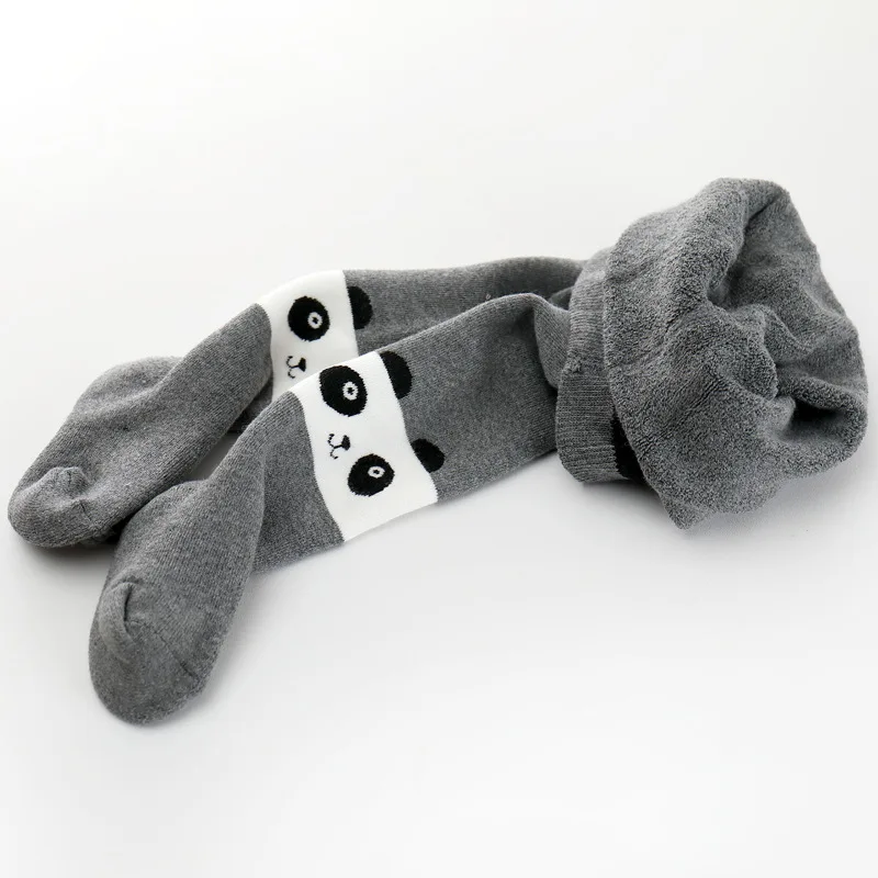 

Autumn Winter Cartoon Pattern Thickening Children Pantyhose Cotton Elastic Waistline Comfortable Not Pilling Bottoming Stocking